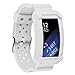 Moretek Adjustbable Wrist Replacement Band for Samsung Gear fit2 and Gear Fit2 Pro Smart Watch Fitness Strap Accessory (NewWhite)