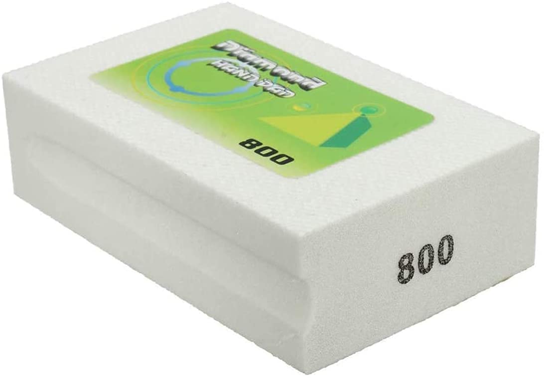 800 Grit Sanding Blocks Polishing Grinding Block Diamond Polishing Hand Pads Block for Granite Marble Glass Grinding,1 Pcs