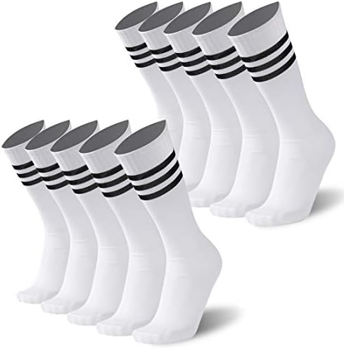 Getspor Soccer Socks, Team Sports Football Long Tube Knee High Socks 2-12 Pairs
