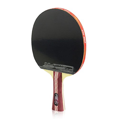 DHS 4-Star 4002 Shake Hand Premium Table Tennis Racket Ping Pong Paddle Blade Inverted Rubber - Thumbnail 4