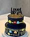 Moptrek l Up Video Game Cake Toppers Happy Birthday Party Favors Supplies Baby Boy Birthday Cake Decoration Party Decorations