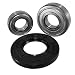 Front Load Bearings Washer Tub Bearing and Seal Kit with Nachi bearings, Fits Kenmore Tub W10772617 (Includes a 5 year replacement warranty and link to our"How To" videos)