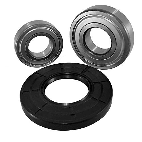 Front Load Bearings Washer Tub Bearing and Seal Kit with Nachi bearings, Fits Kenmore Tub W10772617 (Includes a 5 year replacement warranty and link to our"How To" videos)