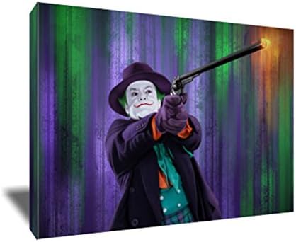 Jack Nicholson The Best Joker Canvas Painting Poster Artwork on Canvas Art Print (16x24 inches)