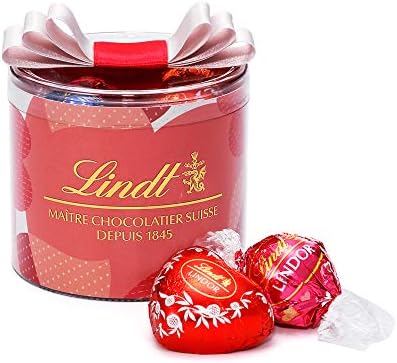 リンツ (Lindt) チョコレート バレンタイン リンドールリボンギフトボックス 8個入り ショッピングバッグS付