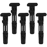 JECOMPRIS Adjustable Locking Car Seat Headrest Guide Inserts Plastic Headrests Post Guide for Front Seats Headrest Lock Insert Tube 4.05 X 1.37 X 1.37 in 5 pcs