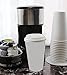 SafeWare Disposable Coffee Cups with Lids 12 oz (100 Set) - To Go Coffee Cups, | Hot Beverages | Expresso | Tea | Coffee | Latte | Hot Chocolate - Poly- Coated with Rolled Edge