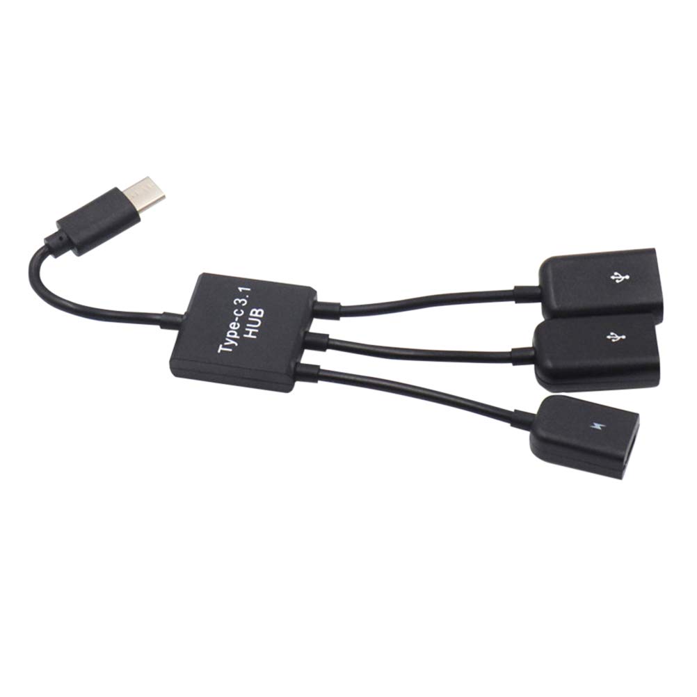 4-in-1 Micro USB OTG Charge Hub Cable For Sony Xperia Z3 Z2 Z1 & More – Black
