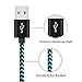 iPhone Cable,Aonsen 3Pack 10FT Charging Cord Nylon Braided - USB Lightning Cable Charger for iPhone 7,SE,5,5s,6,6s,6 Plus,iPad Air,Mini,iPod(Green & Black)