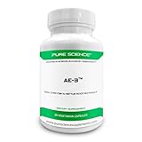 Pure Science AE-3 Chrysin with DIM & Stinging Nettle Root Extract  Natural Aromatase Inhibitor & Estrogen Blocker for Men  30 Capsules