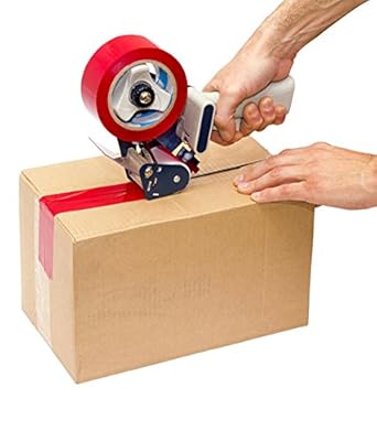 Ikon Manual Hand Operated Tape Dispenser With 2 inch PVC Transparent Tape Roll-50mm or 2 inch