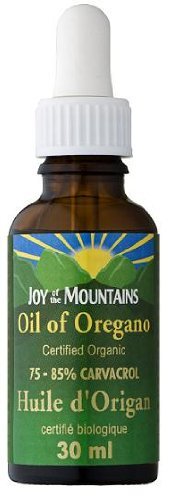 Oregano Oil CERTIFIED ORGANIC- Joy of the Mountain - 75% Carvacrol (30mL) Brand: Joy of the Mountain