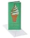 American Greetings Ice Cream Birthday Card with Glitter