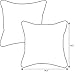 Pillow Perfect Outdoor/Indoor Cotrell Garden Throw Pillows, 18.5