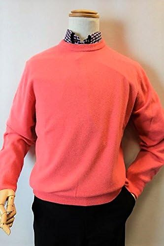 Amazon セール35 Off 17秋冬 ジーゲラン Geegellan 日本製カシミヤセーター メンズ ニット ブランド メンズファッション ジーゲラン服 カシミヤ100 クルーセーター ピンク ｌ ピンク セーター 通販