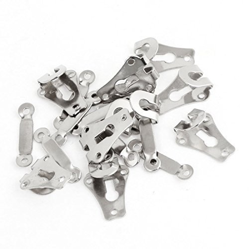 Waistband Hook and Bar Closure 10mm x 10 Pairs NonSew On Clasp for