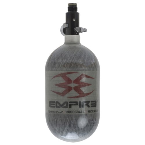 Empire Paintball Basic Carbon Fiber Air System, 68 Cubic Inch, Grey