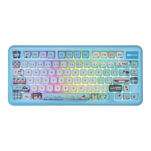 KiiBoom Phantom81 Lite – Mechanische Tastatur mit 75%-Dichtungen, VIA