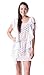 Verabella Women's Fashion Summer Crochet Swimwear Cover Up Beach Dress, White, L/XL