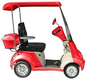 E-Wheels EW-54 4-Wheel Buggie Electric Mobility Scooter - Red by Electric Wheels LLC