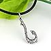 CG Costume Fish Hood Maui Necklace Alloy Cosplay Costume Silver