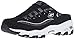 Skechers Sport Women's D'lites Resilient Slip-On Mule Sneaker, Black/White, 6.5 M US