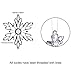 Christmas Icicle Ornaments Set - 40 Pcs Clear Acrylic Icicles Snowflake Shatterproof for Christmas Tree Party Outdoor Decorations,20 Pcs Hanging Icicles,20 Pcs Snowflake,4 Different Kinds (40PCS)