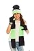 S.W.A.K Girls Knit Hat Scarf Gloves Set (See More Colors Patterns)