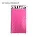 SES.CO 4x8 Inch Hot Pink Poly Water-Proof Sturdy Bubble Mailers Self Seal Padded Envelopes for Shipping (50 Pack)