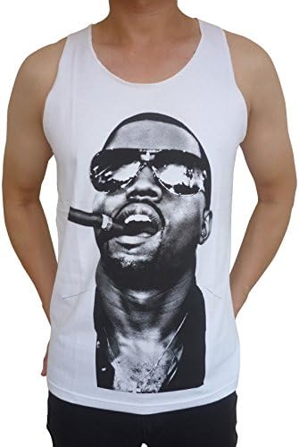 TheLegendTshirt Men's Kanye West Tank Tops (Medium)