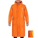 Anyoo Hood Rain Poncho Waterproof Lightweight