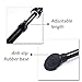 KSEV Bicycle Kickstand - Black Adjustable Ultra Strong Durable Aluminum Alloy Side Anti-Slip Kick Stand Fits 18