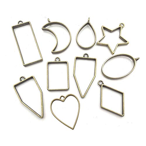 4 Pendants+Assorted+Geometric+Earrings+Necklace