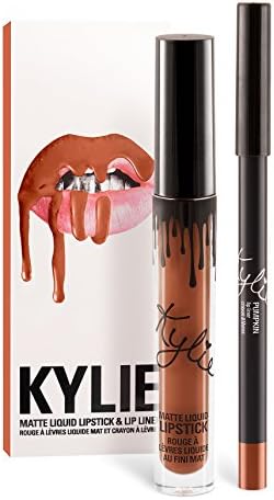 Kylie Matte Liquid Lip Kit (Lipstick+ Lip Liner) (Pumpkin)