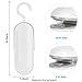 50 Odorless Smell Proof Mylar Resealable Bags | Bonus Heat Sealer | 4x6x2 Inches | by Elevated Developments
