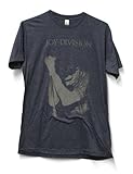 Men's Joy Division Ian Curtiss Fitted Jersey T-shirt (Medium/Grey)