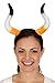 Adult Large Steer Satyr Goat Bull Animal Viking Horns Headband Costume Accessory