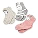 CoCoCute Baby Socks -3 Pairs Ultra Thick Winter Toddler Socks Baby Boy and Girl Socks Infant Socks Kid Sock Warm Cotton Crew Socks (S(1-3Y), Rabbit&Bird)