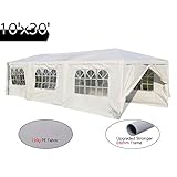 Peaktop 10'x30' Heavy Duty Outdoor Party Wedding Tent Canopy Gazebo Storage Shelter Pavilion.