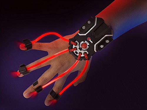 SpyX/ Lite Hand -Cool light device for your hands&fingers to navigate the dark. Must have gear for a spy collection. Lite beams attach to fingers to distract your target or stealthly see in the dark!