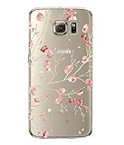 Qissy Samsung Galaxy S7 Edge Case Soft TPU Case Crystal Clear Transparent Slim Anti Slip Case Back Protector Cover Shockproof Transparent (2)