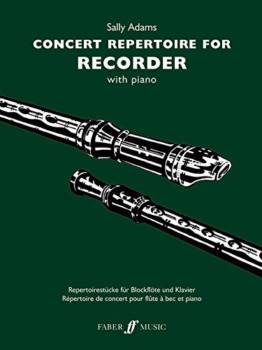 Concert Repertoire for Recorder (Faber Edition: Concert Repertoire)