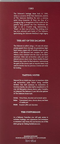 Dalmore 12 Jahre Single Malt Scotch Whisky (1 X 0,7l) – Bild 6