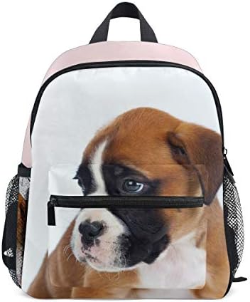 Adorable Boxer Puppy Kids School Backpacks Book Bags for Boys Girls