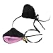 OrangeTag Cosplay: Costume Cat Ears and Bow - Black