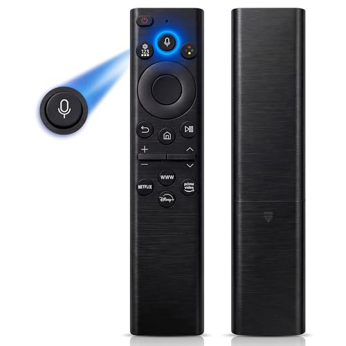 AMROAH Remote Control Replacement for Samsung Smart TV with Voice Control, Compatible with Frame, Curved, Crystal UHD Models 2019–2026