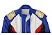 DAZCOS US Size PU Leather Soldier 76 Cosplay Jacket/Gloves (Men Small, Jacket and Golves)