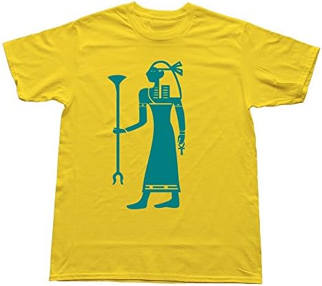 YYSZXC Men's Eygption Standing Man T Shirt XX-Large Yellow
