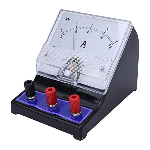 Fdit Educational Overhead Projection Ammeter Analog Ammeter DC Current Meter for School Class Physics Teaching Tool Accessories