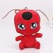 YODE Miraculous Ladybug Cat Plagg & Tikki Noir Plush Toys Lady Bug Adrien Marinette Stuffed Animal Doll - 2Pcs/Set